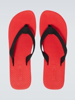 NWT The Row Dune Flip Flops in Red and Black size 10